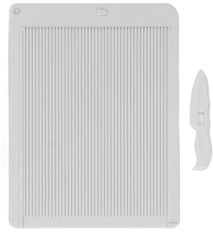 Multipurpose Plastic Scoring Board, Envelope Maker with Bone Folder for Card Making, Paper Crafts, Scrapbooking, Gift Boxes and DIY Projects