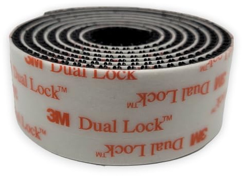 3M Dual Lock Self-Adhesive Tape, Extra Strong 3M Tape (White, 25.4 mm x 1 Metre)