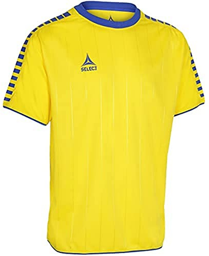 Select Mixte Player Shirt S/S Argentina Maillot, Yellow/Blue, 10 ans EU