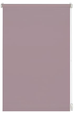 GARDINIA Rollo zum Klemmen oder Kleben, Tageslicht-Rollo, Blickdicht, Alle Montage-Teile inklusive, EASYFIX Rollo Uni, Perlmuttrosa, 90 x 210 cm (BxH)