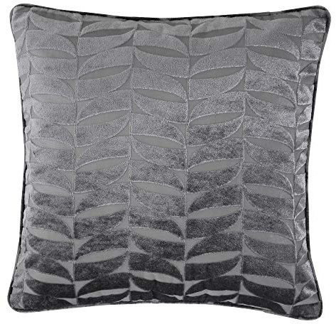 Curtina - Kendal - Jaquard Cushion Cover - 43x43cm (17x17) in Charcoal