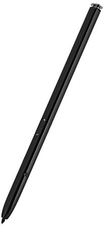 Stylet pour écrans Tactiles Note 10, Stylet Numérique Actif Stylet électromagnétique Intégré, Stylet Professionnel Léger Note 10 Noir/Blanc(Noir)