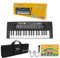 Melodica Elektronische ffalstaff mit 37 Mini-Tasten, mit Schultergurt, Batterien und E-Book Play la Keyboard – tolles Set zum Schutz Ihres Instruments während des Transports