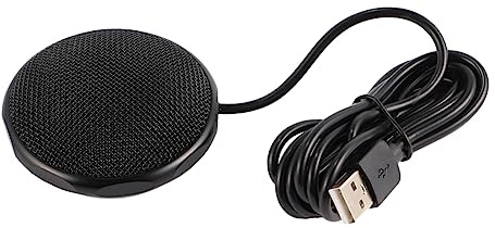 JEWEDECO Micrófono De Conferencia USB Omnidireccional 360° Ideal para Salas De Reuniones