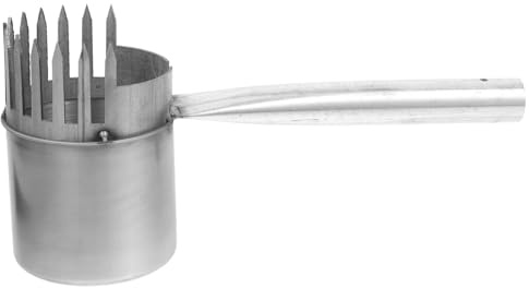 WATIIFUFU Outil Cueillette Fruits Métallique Ergonomique Tête Cueilleur Fer pour Récolte Myrtilles Dattes Maison Jardin