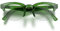 LONDON MOLE® Courier Modebrille | Zero’s mit klaren Gläsern | Moderne Vintage-Browline-Rahmen | Herren Damen Unisex | Federgelenke