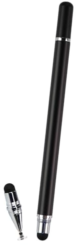 Herncptar 3-in-1 Professional Stylus Pen, White Metal Barrel with Capacitive Tip, Digital Calendar and Video Editing Compatible, Touch Screen Writing Tool for Tablets and Smartphones