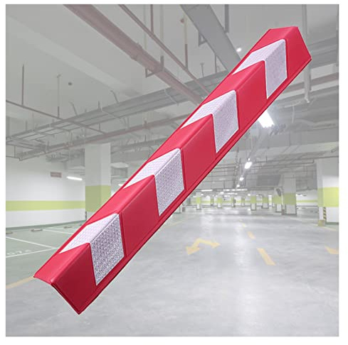 YJEUZCD Protector Columnas Garaje, En Forma L Tira Espuma EVA Protector Esquinas, Alta Resistencia Reflectante Garaje Planta Baja Protección Protectores Esquina Pared (Color : Rosso, Tamaño : 1pcs)
