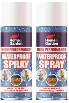 MIXEL Waterproof Aerosol Spray, Repels Water, Longevity And Durability, Strong Water Resistance, Essential Protection For Outdoor Gear, Furniture, Shoes, Moisture, Rain, (2 Pcs)