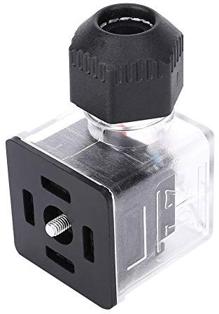 Tornillo de engaste con tapón antipolvo, accesorios de electroválvula tornillo central 0,4 Nm PC para electroválvula, bobina de válvula de agua, válvula ampliamente utilizada (24 V)