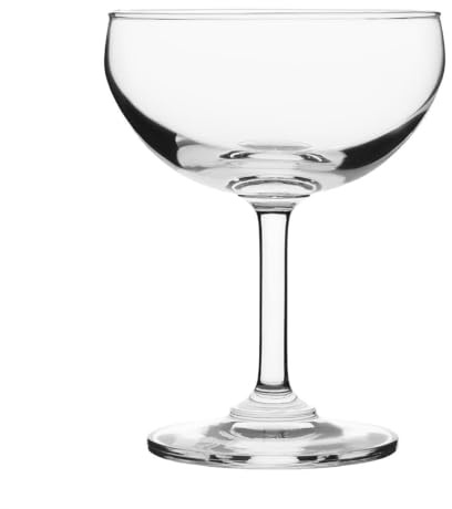 Olympia Cocktail Champagne Coupe Glasses 200ml, Pack of 6, CZ009