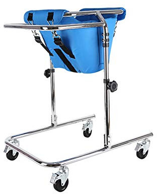 Gehbock für Senioren Stabil Rollator Unterarm Gehgestell für Kinder mit Zerebralparese, Geeignet für Körpergrößen von 80-120 cm, Höhenverstellbar, Stehhilfe aus Stahl für Behinderte