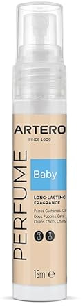 Artero Perfume para Perros y Gatos 15 ml Baby, Spray para Mascotas con Efecto Prolongado