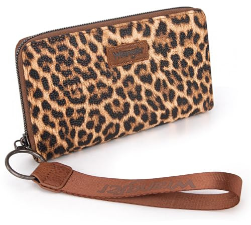 Wrangler Womens Wallet Wristlet Long Purse Designer Clutch Large Capacity Credit Card Holder for Women