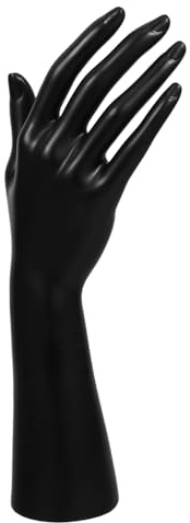 SOLUSTRE Présentoir À Bijoux Main Réaliste Mannequin Pour Bagues Bracelets Montres Support Robuste Pour Comptoir Photographie 9.84X3.94X2.17In