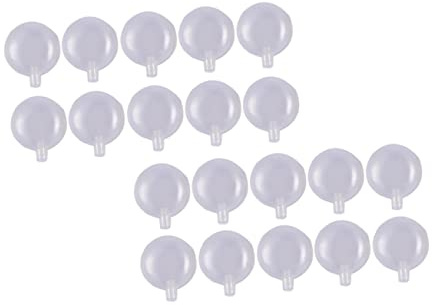 BESPORTBLE Générateur De Bruit Couineur 50 Mm Jouets en Plastique pour Réparation Peluches Et Chaussures, Lot de 50 Pièces, Sonore Adapté Garçon Et Filles, pour DIY Jouets Et Accessoires D'insertion