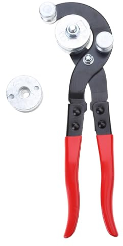 4 in 1 Tube Forming Tool Versatile Plier Heavy Duty Metal Tubing Bender Dependable Plier Fit for Brake Lines & Tubing Metal Brake Tube Manual Pipe