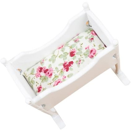 ZUNOXAZ 12 Lit Miniature en Matériau Solide Décoration Réaliste pour Accessoires de Maison de Poupée Compact et Léger