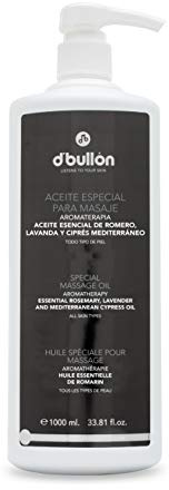 Valquer - Aceite Corporal, Masaje Relajante - Aromaterapia con Romero, Lavanda y Ciprés, 1000ml, Vegano