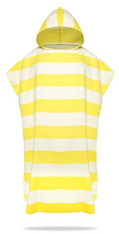 LumiSyne Umziehhilfe Mit Kapuze Surf Poncho Mode Farbige Streifen Strandhandtuch Mikrofaser Bademantel Schnelltrocknend Sporthandtuch Kompakt Ultra Leicht Schwimmen Handtuch