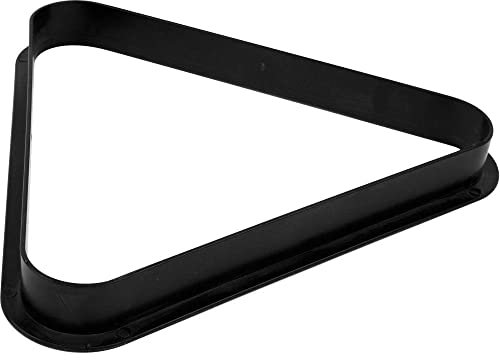 BILMAG Billard Dreieck Triangel Basic 38 mm Sondergröße, Pool schwarz PVC Billard Zubehör