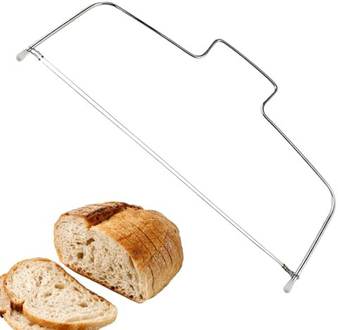 Niveleur à gâteau, trancheuse à gâteau à double ligne, outils de cuisson, auxiliaire de stratification, trancheuse à pain, scie alimentaire en acier inoxydable, outils de cuisson de cuisine