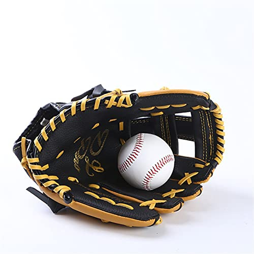 Guantes de Beisbol,Guante de Béisbol 11.5 12.5 pulgadas Mano izquierda Guante de béisbol Hombre Profesional Entrenamiento Guante de deporte Para Match Softbol Boy Child Men Mitt(12.5Inch Left Hand)