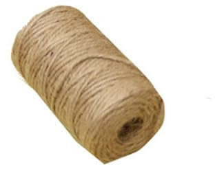 Hrlace Cuerda de yute de aprox. 1 – 2 mm, cuerda de yute natural, cordón de paquete, para casa, jardín, plantas, tarros de conservas, colgador de imágenes, regalo, embalaje, artesanía, decoración