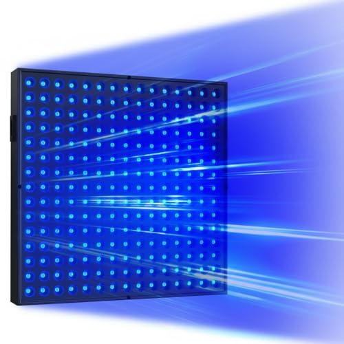 Lampe de bronzage, lampe de bronzage avec 225 LED, solarium pour le visage, support pliable réglable et crochets de suspension, solarium de bronzage pour le visage pour la maison pour le corps et le