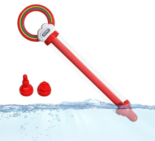 Vattenspruta för barn Utdragbar 400 ml vattenspruta med 3 utbytbara | Barnvattenspruta För poolpartyn, konserter, park, innergård, gräsmatta, trädgård,