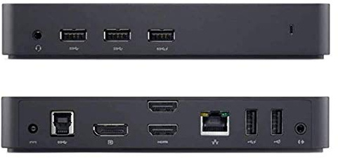 DELL 452-BBOU replicatore di porte e docking station per notebook USB 3.0 (3.1 Gen 1) Type-A Nero