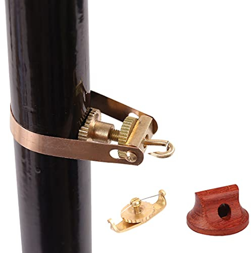 3Pcs/Set, Chinese Erhu Qianjin Parts for Erhu Replacement Accessory, Erhu Fine Tuner, Chinese Erhu Bridge String Instrument Parts