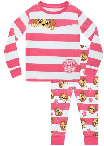 Paw Patrol Girls Pyjamas | Skye Pyjamas For Girls | Long Sleeve Snuggle Fit Pjs For Kids