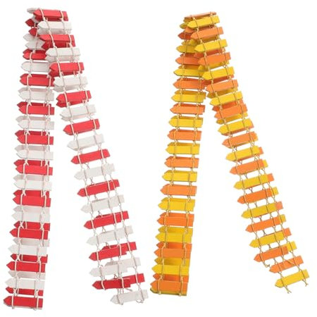 ANDRESLAD Valla de Jardín en Miniatura para Casa de Muñecas 2 Piezas Adorno Decorativo Paisaje en Miniatura Accesorios de Micropaisaje Decoración de Jardín