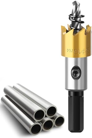 Abridor de agujeros de acero de alta velocidad, sierra perforadora para metal | Abridor de agujeros de acero de alta velocidad Hss,Abridor de agujeros de acero de alta velocidad Hss para metal, cobre,