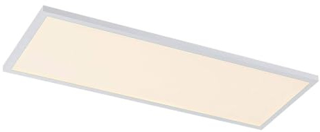 Lindby LED Panel/Deckenleuchte 80 x 30 cm, dimmbar RGB Backlight & wechselbare Lichtfarbe (3.000–6.000K) mit Fernbedienung Leuchtmittel