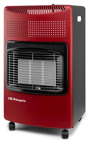 Orbegozo Estufa Gas HCE74 Cerámica Rojo