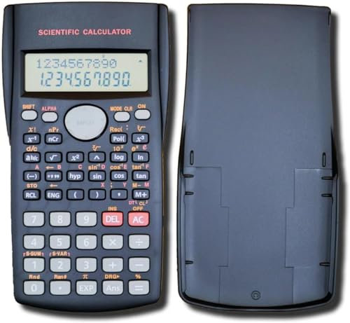 Scientific Calculator, Advanced 240 Functions with 2-Line Display Digital LCD, Suitable scientific Engineering calculator for secondary school, Teachers, Students, And Office works