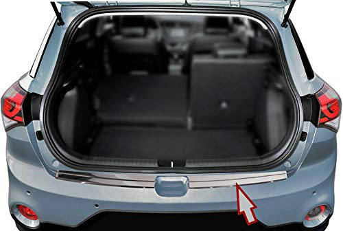 phil trade Loading edge protection compatible with i20 II Active | 2014-2018 | 2-piece polished stainless steel