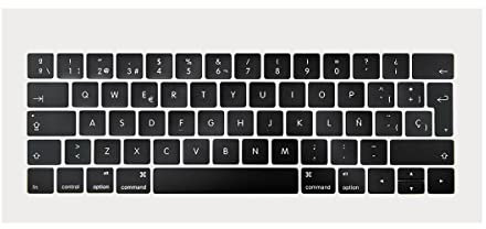 ICTION SP España - Teclas de teclado español de repuesto para MacBook Pro de 13 pulgadas y 15 pulgadas A1989 A1990 A2159 2018 2019 año