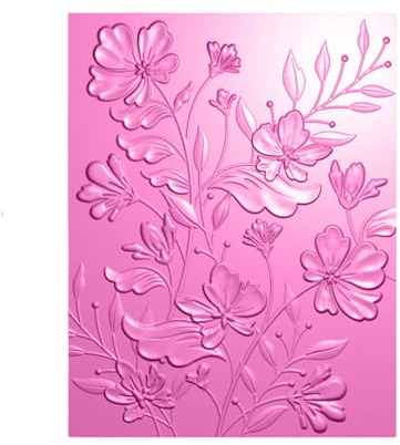 BAOFALI Pochoirs de gaufrage 3D en plastique pour bricolage, scrapbooking, album photo, cartes, loisirs créatifs, décoration pour la fabrication de cartes, gabarit de gaufrage, pochoir de gaufrage, 16