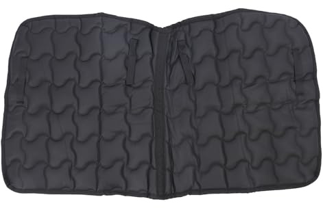Sadelunderlag för häst |Andningsbart och nötningssäkert PU-läder, avlastar tryck |för Ridsport/Trail/Daglig träning |Ergonomisk, lättskött