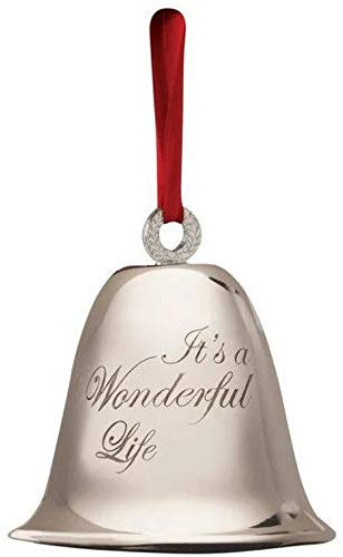 Its a Wonderful Life Bell Christmas Ornament in a Bedford Falls Gift Box