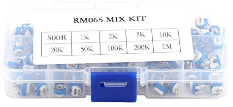 100 Stücke 10 Werte Variabler Widerstand Einstellbare Trimmer Potentiometer Rheostat mit Kunststoffbox 500 Ohm-1 Mt ohm für PCB Eber MEHRWEG VERPACKUNG socialme-eu