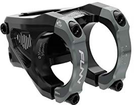 FUNN Attacco Manubrio Equalizer con variazione di Altezza di 10 mm - Lunghezza Attacco di 35 mm con Collarino Manubrio di 35 mm (Grigio)