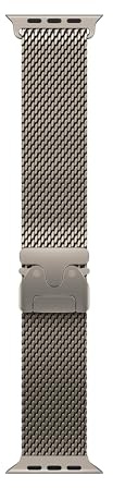 Apple Watch Band - Milanesisk loop - 49 mm - naturlig - M