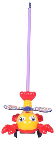 SUPVOX Juguete para Caminar para Bebés Color Aleatorio Forma de Langosta, Soporte Estable y Material PP y Metal, Adecuado para Interiores y Exteriores