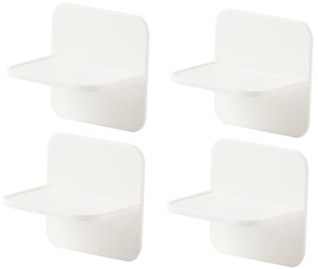 NOLITOY Conectores Anticaída Protector de Seguridad 4 Piezas para Muebles Infantiles Anclajes de Hips Blancos Fáciles de Operar para Mesas y Cajones para Bebés