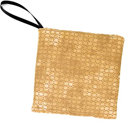 Salbei Duftkissen Kräuterkissen 12x12cm + Aufhänger - batik-gold - 100% naturrein. Salbei Aromakissen