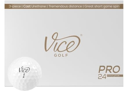 Vice Pro White Golf Balls (Double Dozen (24 Golf Balls))